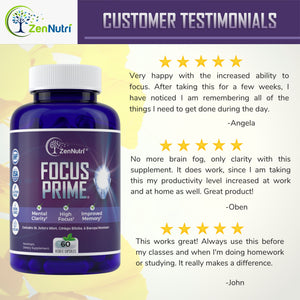 ZenNutri Focus Prime