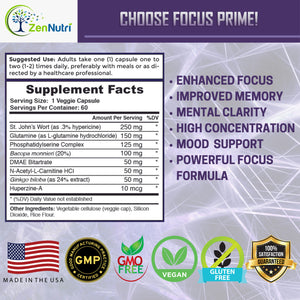 ZenNutri Focus Prime